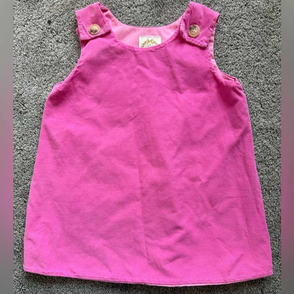 Pink Sleeveless TBBC corduroy dress
